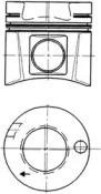 Поршень KOLBENSCHMIDT 90220602