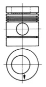 Поршень KOLBENSCHMIDT 90274800