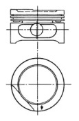 Поршень KOLBENSCHMIDT 90556630