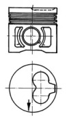 Поршень KOLBENSCHMIDT 91386600