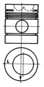 Поршень KOLBENSCHMIDT 92772600