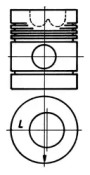 Поршень KOLBENSCHMIDT 92774600