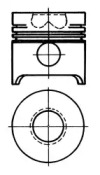 Поршень KOLBENSCHMIDT 93311600