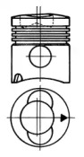 Поршень KOLBENSCHMIDT 93315610