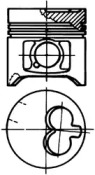 Поршень KOLBENSCHMIDT 93378700
