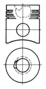 Поршень KOLBENSCHMIDT 93552600