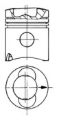 Поршень KOLBENSCHMIDT 93741610