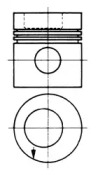 Поршень KOLBENSCHMIDT 93750600