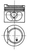 Поршень KOLBENSCHMIDT 93872620