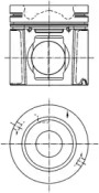 Поршень KOLBENSCHMIDT 99374600