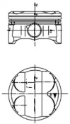 Поршень KOLBENSCHMIDT 40086620