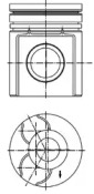 Поршень KOLBENSCHMIDT 99991700