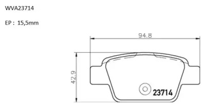 Комплект тормозных колодок AUTOMOTOR France ABP0081