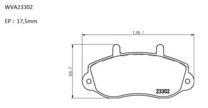 Комплект тормозных колодок AUTOMOTOR France PBP0104