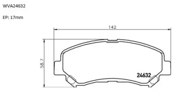 Комплект тормозных колодок AUTOMOTOR France ABP0138