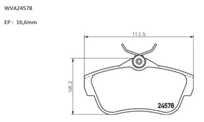 Комплект тормозных колодок AUTOMOTOR France PBP0184