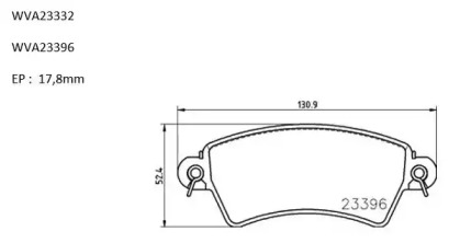 Комплект тормозных колодок AUTOMOTOR France PBP0206