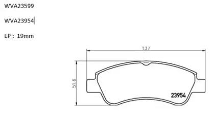 Комплект тормозных колодок AUTOMOTOR France ABP2006