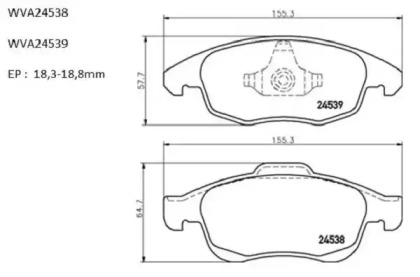 Комплект тормозных колодок AUTOMOTOR France ABP4358