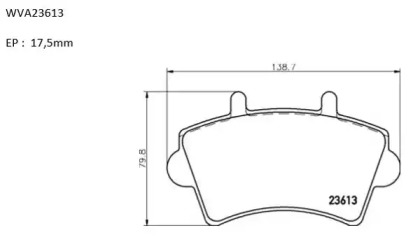 Комплект тормозных колодок AUTOMOTOR France ABP8045