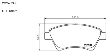 Комплект тормозных колодок AUTOMOTOR France PBP8070