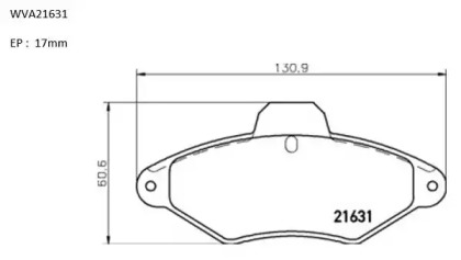 Комплект тормозных колодок AUTOMOTOR France ABP9095