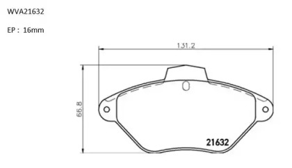 Комплект тормозных колодок AUTOMOTOR France ABP9195