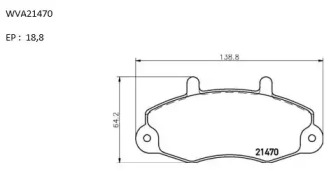 Комплект тормозных колодок AUTOMOTOR France ABP9876