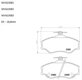 Комплект тормозных колодок AUTOMOTOR France ABP9892