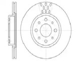 Тормозной диск AUTOMOTOR France ADC0264