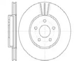 Тормозной диск AUTOMOTOR France ADC0327