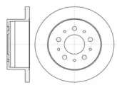 Тормозной диск AUTOMOTOR France PDC0614