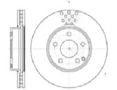 Тормозной диск AUTOMOTOR France PDC0654