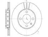 Тормозной диск AUTOMOTOR France ADC0721