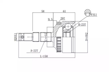 Шарнирный комплект STATIM C.253