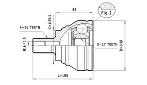 Шарнирный комплект STATIM C.324