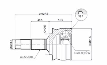 Шарнирный комплект STATIM C.325