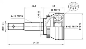 Шарнирный комплект STATIM C.535