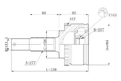 Шарнирный комплект STATIM C.536