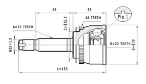 Шарнирный комплект STATIM C.611