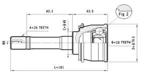 Шарнирный комплект STATIM C.645