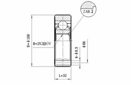 Шарнирный комплект STATIM CW.040