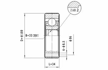 Шарнирный комплект STATIM CW.045