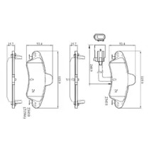 Комплект тормозных колодок DriveTec DPAD1683