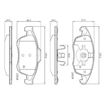 Комплект тормозных колодок DriveTec DPAD2101