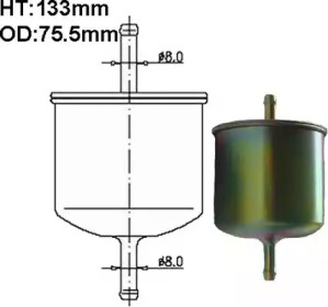 Фильтр JS ASAKASHI FS304M