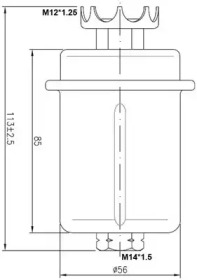 Фильтр JS ASAKASHI FS6005U