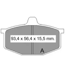 Комплект тормозных колодок VEMA 831580