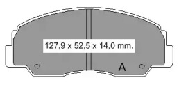 Комплект тормозных колодок VEMA 834440