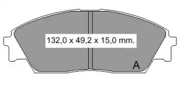 Комплект тормозных колодок VEMA 834520